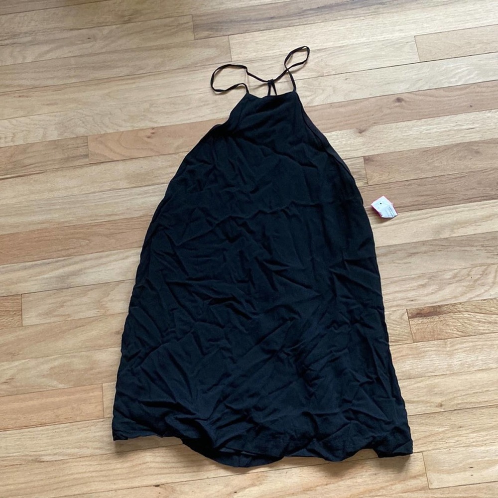 Tobi black strappy formal sleeveless dress size S